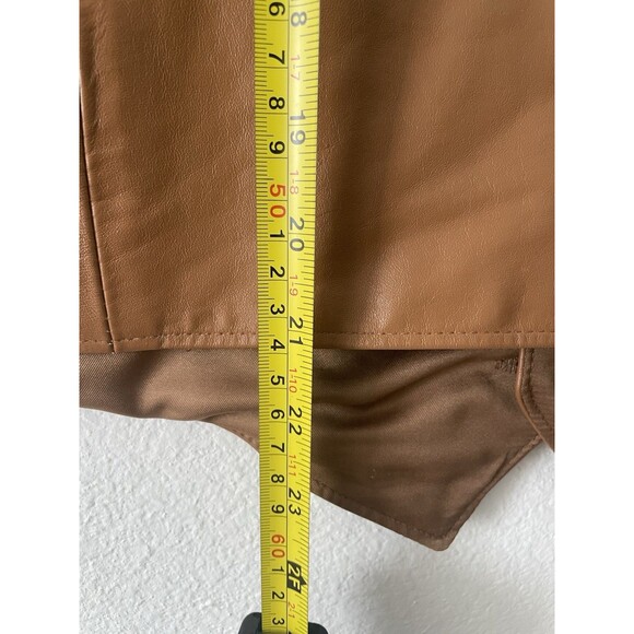 Pioneer Wear Genuine Leather Vest Size 44 Sadl Western Vintage Cowboy 80s VTG - Picture 4 of 7